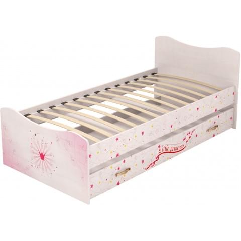 Кровать детская Принцесса с выдвижным спальным местом (модуль №4)