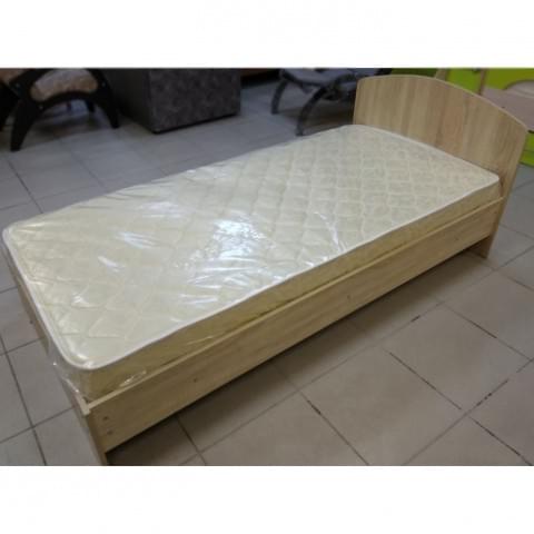 Кровать односпальная ЛДСП, кромка АБС 1 мм