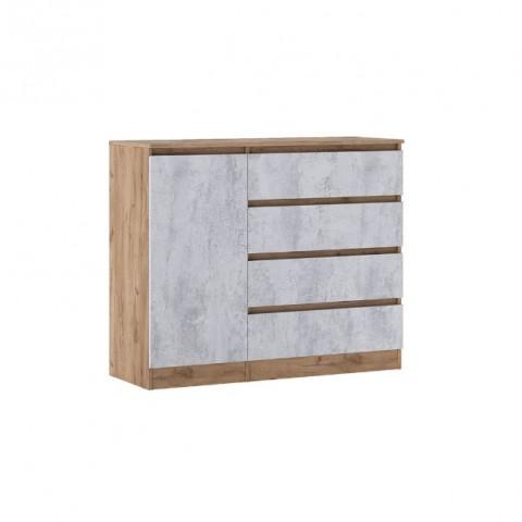 Комод 1 дверь 4 ящика Канна