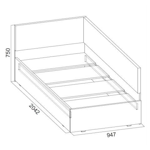 Кровать КР 3